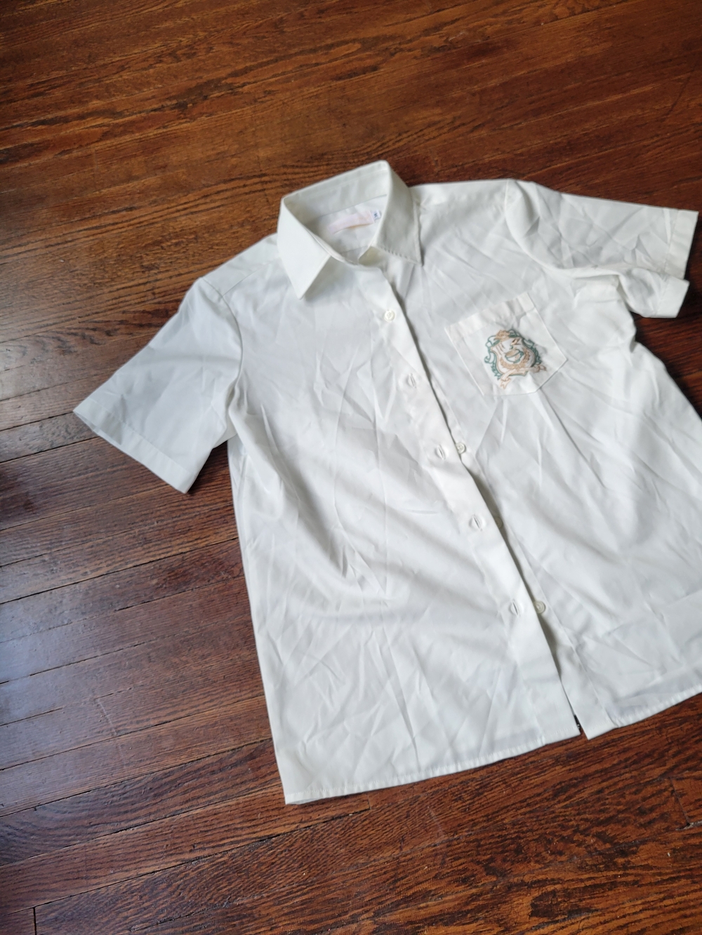 Swallowjk Japanese Junior High School Short-Sleeve Blouse Size Medium - Picture 3 of 13